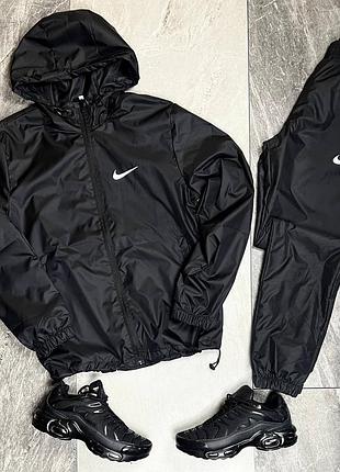 Спортивний костюм nike нейлон (чорний)