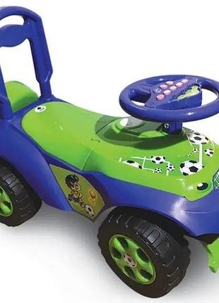 Толокар-каталка doloni toys автошка 0142-02ua-b синий
