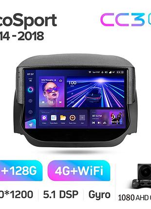 Штатна магнітола teyes cc3 2k 6+128 gb ford ecosport 2014-2018 9"