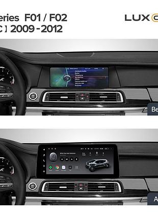 Штатна магнітола teyes lux one 6+128 gb bmw 7-series f01 f02 cic 2009-2012 12.3"