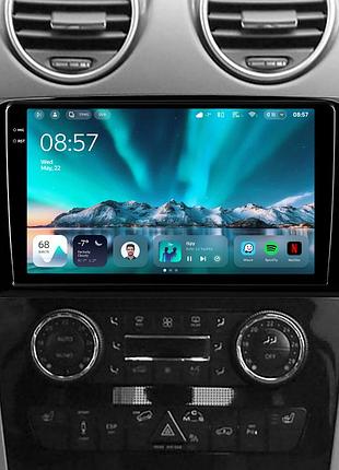 Штатная магнитола teyes cc4 2k 6+64 gb mercedes benz ml gl ml350 gl320 x164 2005-2009 (f2) 9" (l1)