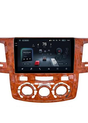 Штатная магнитола teyes cc4 pro 2k 8+128 gb toyota fortuner 1 an50 an60 hilux revo vigo (f1) 2008-2014 9" (l1)