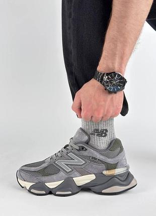 Чоловічі кросівки new balance 9060 grey khaki