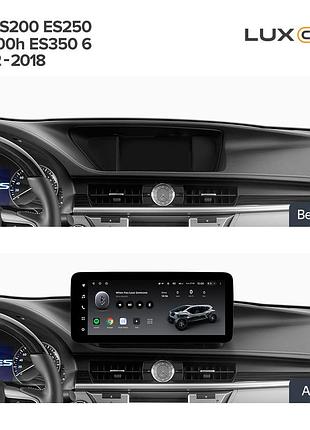 Штатная магнитола teyes lux one 6+128 gb 360° lexus es es200 es250 es300h es350 xv60 vi 6 2012-2018 (c) 12.3" (l3)