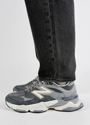 Мужские кроссовки new balance 9060 grey white