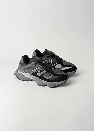 Мужские кроссовки new balance 9060 grey black