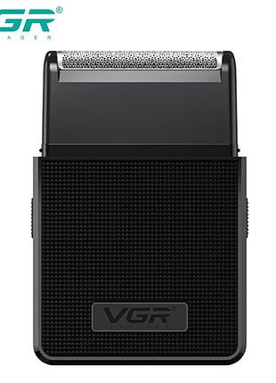 Аккумуляторная сеточная электробритва шейвер v-376 600mah/5w/black (00000009029)