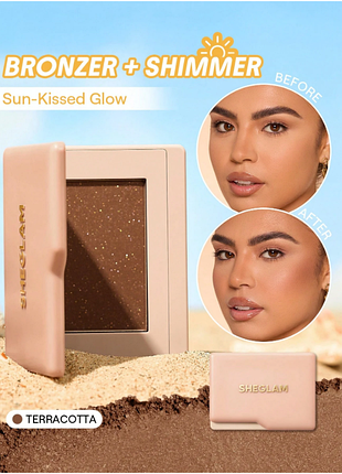 Кремовий бронзер для обличчя sheglam dream touch bronzer - 12 terracotta (6063-12)