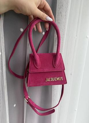 Шикарна сумочка рожева jacquemus💗