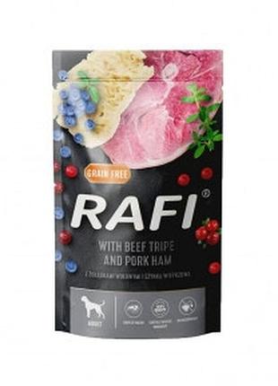 Пауч dolina noteci rafi паштет для собак (яловичий шлунок+шинкачорницяжуравлина), 500 г