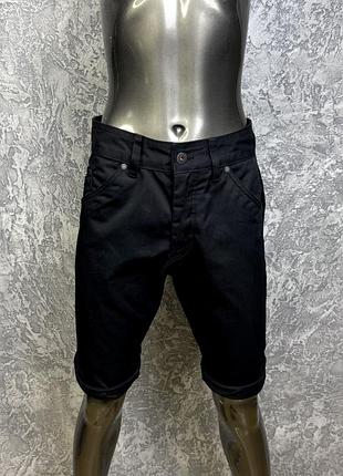 Jack & jones anti fit шорты бриджи m размер джинсовые черные