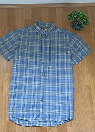 Сорочка fjallraven abisko hike shirt ss чоловіча лисичка короткий рука