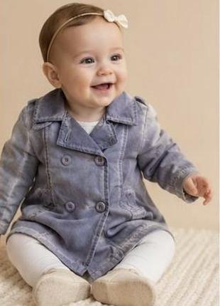 🌸 diesel baby coat / пальто для малышки diesel 6 месяцев — новое