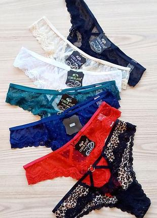 Женские трусики стринги coeur joie 2203, 1шт черный, m