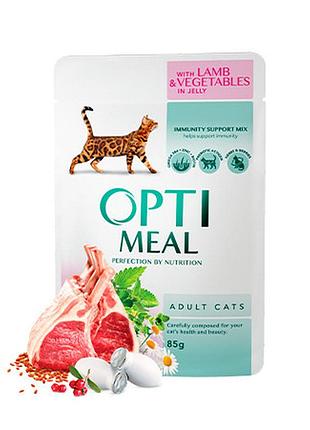 Optimeal курка консерви для кошенят, 85 г акція 3+1