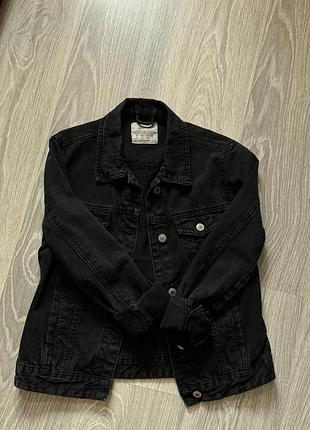 Джинсовка чорна denim&co 4