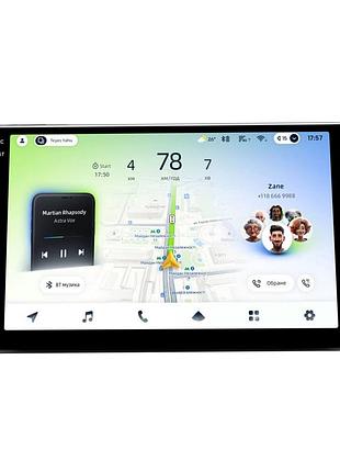 Штатна магнітола teyes cc4l 4+64 gb toyota yaris 2023 uv black 9"