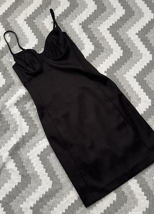 Сукня атласна вечірня h&m