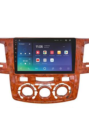 Штатна магнітола sigma pro 9432 4+32 gb 4g dsp toyota fortuner 1 an50 an60 hilux revo vigo (f1) 2008-2014 9"