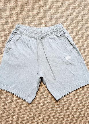 Nike nsw club jersey short шорти бавовняні легкі оригінал (s)