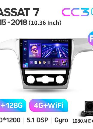 Штатная магнитола teyes cc3 2k 4+64 gb volkswagen passat 7 b7 2010-2015 10"