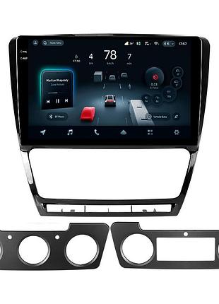 Штатная магнитола teyes cc4 pro 2k 8+128 gb skoda octavia 2 a5 2008-2013 10" black