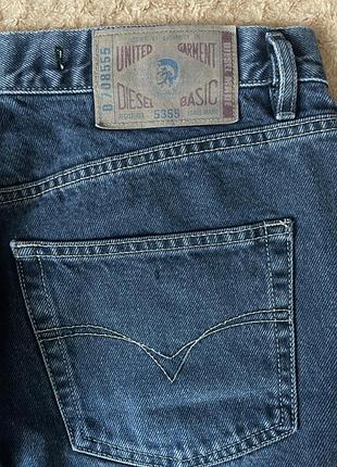 Джинси diesel сірі, прямі xl /regular gray basic jeans size 38