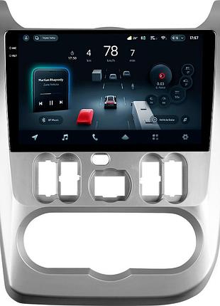 Штатна магнітола teyes cc4 pro 2k 12+256 gb renault logan 1 sandero dacia duster 2009-2017 9"