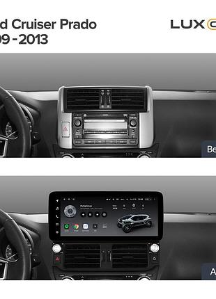Штатная магнитола teyes lux one 6+128 gb toyota land cruiser prado 150 2009-2013 12.3" (l3)