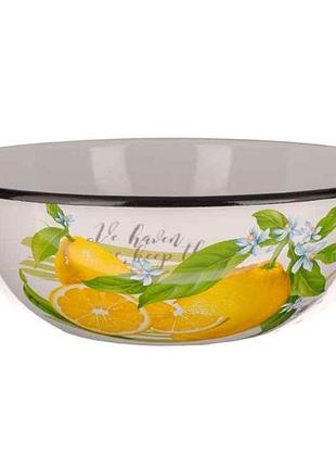 Миска ем. 2,5л /2 лимон (i0311/2) тм idilia