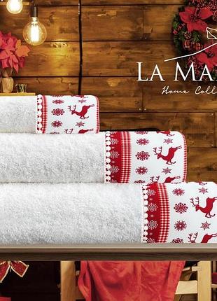 Подарочный набор полотенец с парфюмом la maison joyy