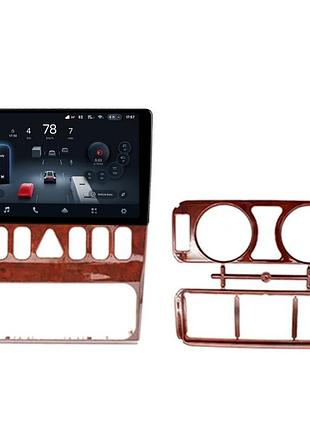 Штатна магнітола teyes cc4 pro 2k 12+256 gb mercedes-benz e-class w210 1996-2002 wooden 9"