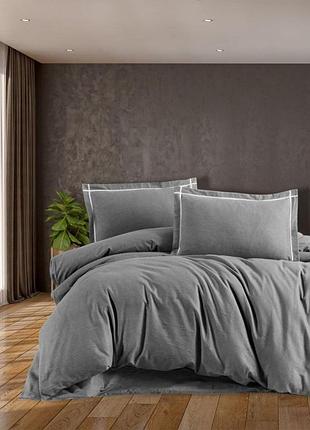 Двуспальный евро комплект first choice soprano grey фланель