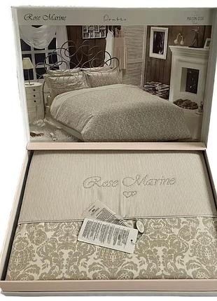 Семейный комплект maison d'or rose marine beige сатин премиум