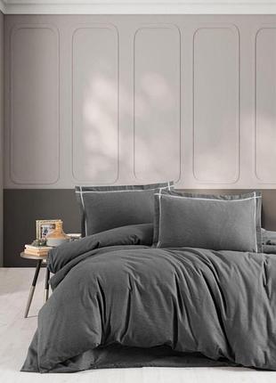 Односпальний комплект first choice soprano anthracite фланель