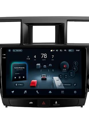 Штатная магнитола teyes cc4 pro 2k 8+128 gb toyota highlander 2 xu40 2007-2013 (f2) 10" (l1)