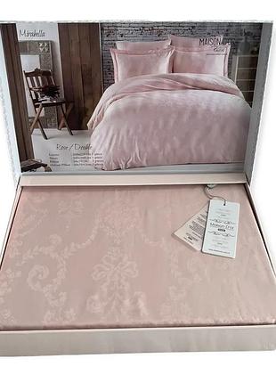 Двуспальный евро комплект maison d'or mirabella rose сатин премиум