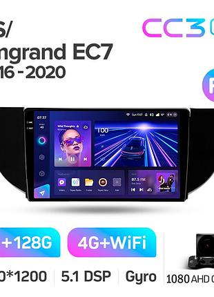 Штатная магнитола teyes cc3 2k 6+128 gb geely gs 2016-2020 emgrand ec7 1 2018-2020 10"