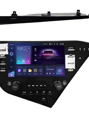 Штатна магнітола teyes cc3 2k 6+128 gb 360° toyota camry 8 xv70 2017-2020 with buttons 9"