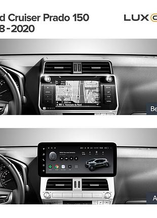 Штатная магнитола teyes lux one 6+128 gb 360° toyota land cruiser prado 150 2018-2020 12.3" (l3)