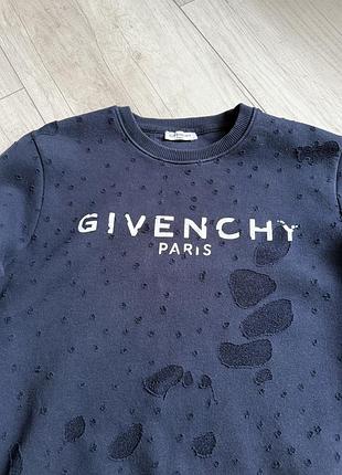 Синій світшот/худі givenchy paris original 2