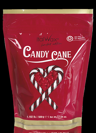 Italwax - воск в гранулах "candy cane" (500 г)