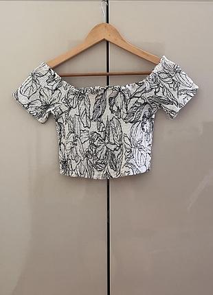 Топ жатка віскоза льон h&m розміру s-m