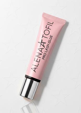 Клей чорний для штучних вій pro eyelash glue black 20 мл alena tofil