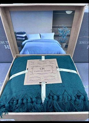 Покривало capital home green 200х230 см