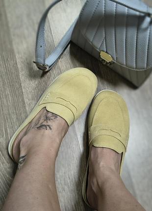 Сабо цвета butter yellow - невероятно комфортные. натуральная