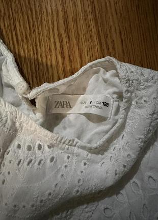 Нарядное платье ришелье zara 3