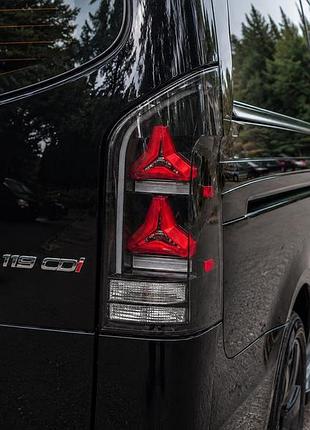 Задние фонари oem 2026 black (для vito, 2 шт.) для mercedes vito/v-class w447 2014- гг