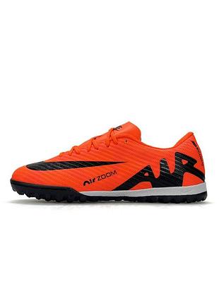 Подростковые сороконожки nike air zoom mercurial vapor 15 academy tf coral black