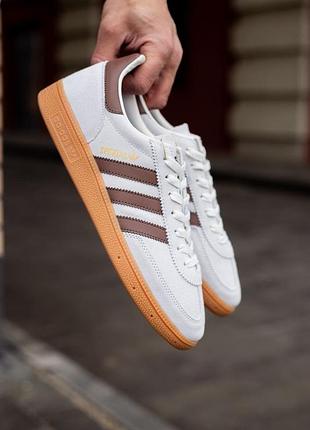 Кросівки чоловічі adidas spezial beige brown